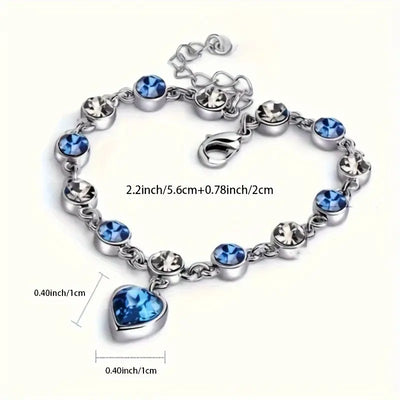 Bracelet Lumineux Cœur Océan