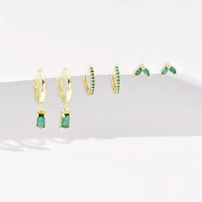 Ensemble de Boucles d'Oreilles Fiorenza Viridelle | Or