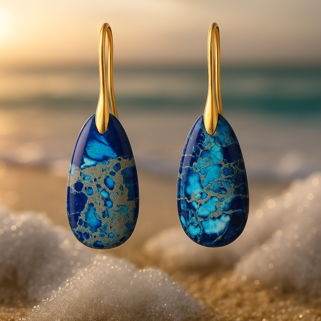 Lunarea – Blue Lagoon Earrings