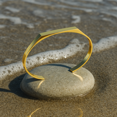 Coralia | Gold Line Bracelet