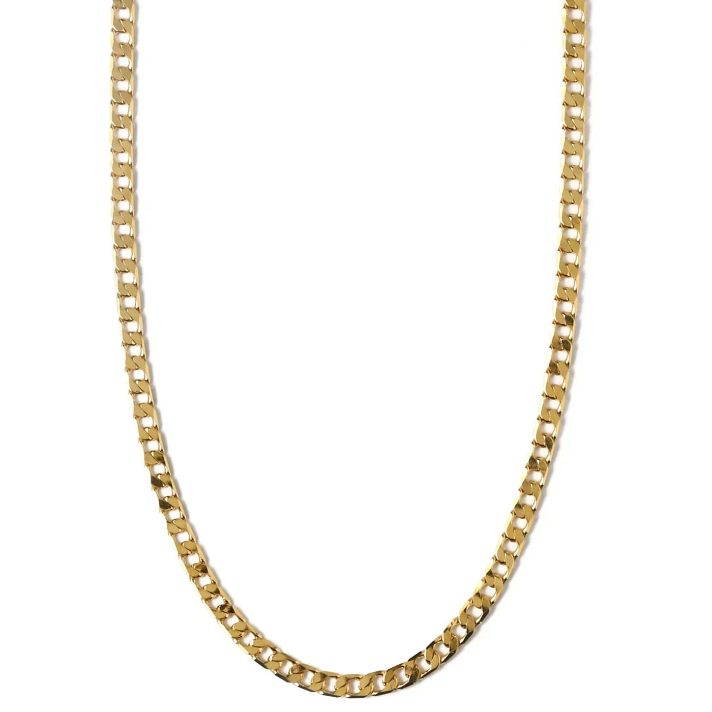 Collier en Chaîne à Maillons Plat | Or