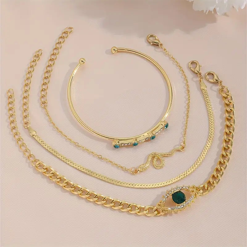 Ensemble de Bracelets Serpina Veyra | Or