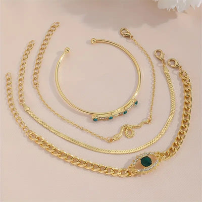 Ensemble de Bracelets Serpina Veyra | Or
