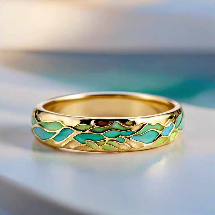 Penelope | Sea Currents in 925 Silver