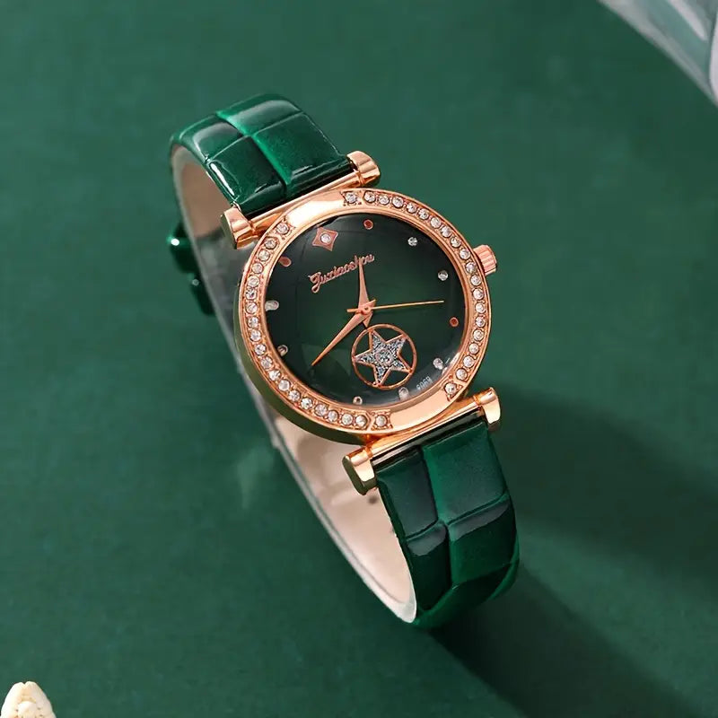 Ensemble de bijoux Verdantra Timecourt | Or
