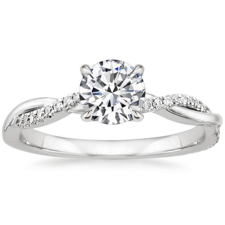 La Bague Jane | Or Blanc