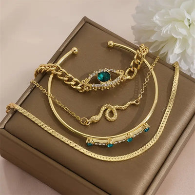 Ensemble de Bracelets Serpina Veyra | Or