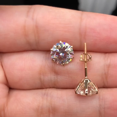 Boucles d'oreilles Tera | Or blanc