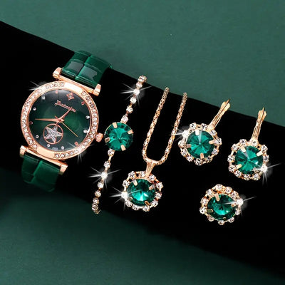 Ensemble de bijoux Verdantra Timecourt | Or
