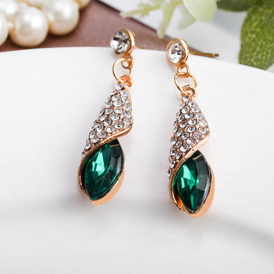 Boucles d'oreilles pendantes Veylith Emeraya | Or