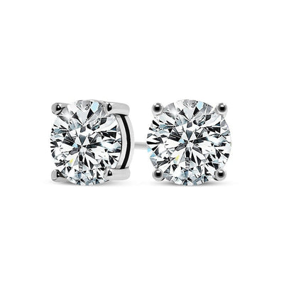 Boucles d'oreilles Tera | Or blanc