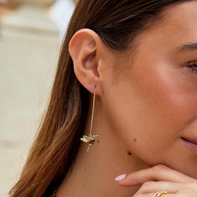 Boucles d'oreilles Colibri Chic