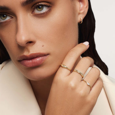 Bague Dôme en Diamant | Or