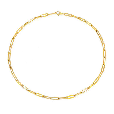 Collier Chaîne Élégant Archen | Or Blanc