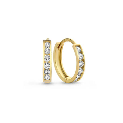 Boucles d'oreilles en pierre Dara Brillane | Or