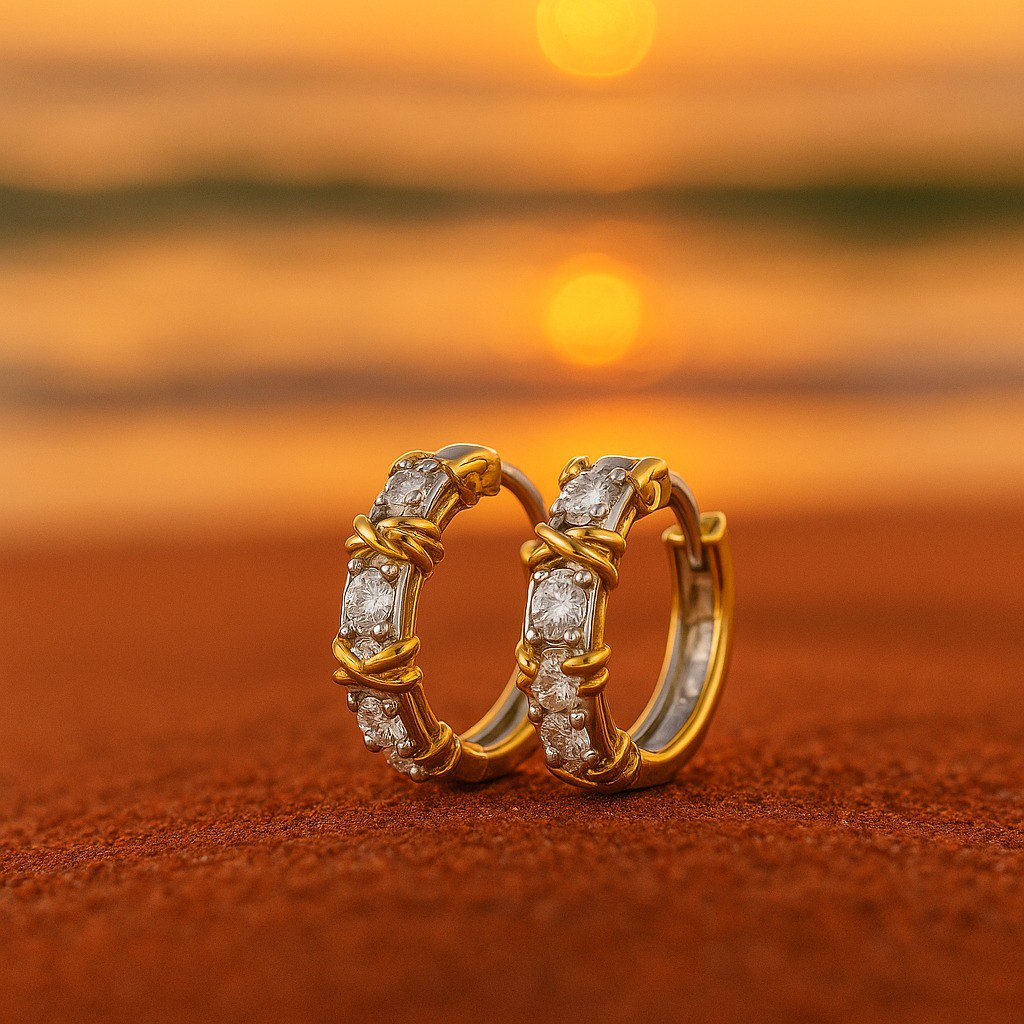 Tallulah | Gold Earrings with Zirconia