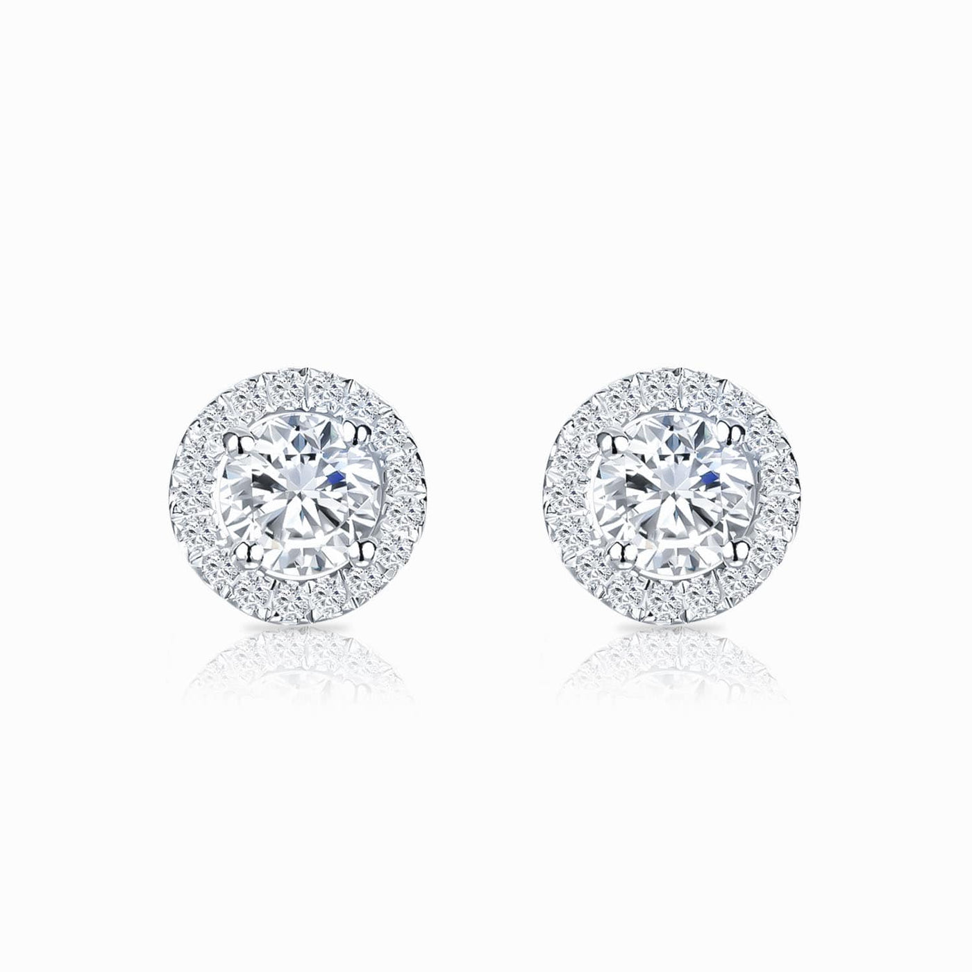 Boucles d'oreilles Belle dame | Or blanc