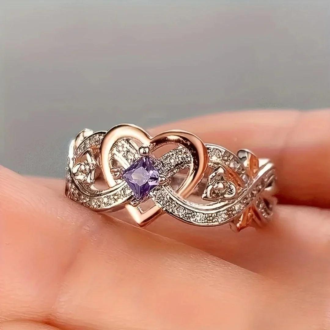 Bague Violetheart en Or et Argent | Or Mixte