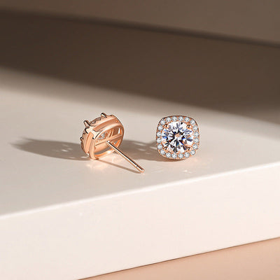 Boucle d'oreille Glennis | Or rose