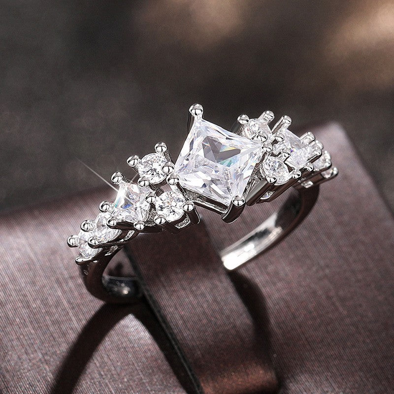Bague Cressida Lumere | Or Blanc