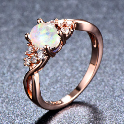 Bague Sylva Moonhart Violet | Or Rose