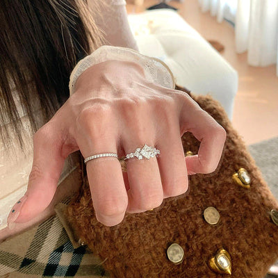 Bague Vera Collette | Or Blanc