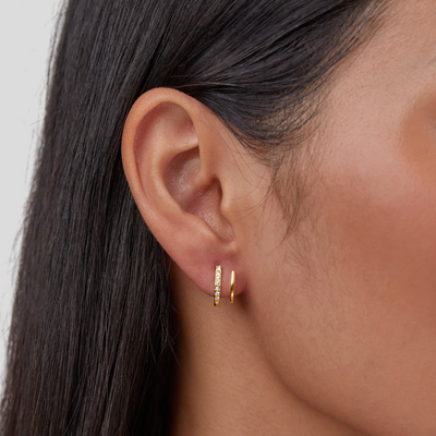 Boucles d'oreilles en cristal Claw
