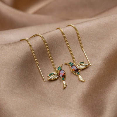 Boucles d'oreilles Colibri Chic