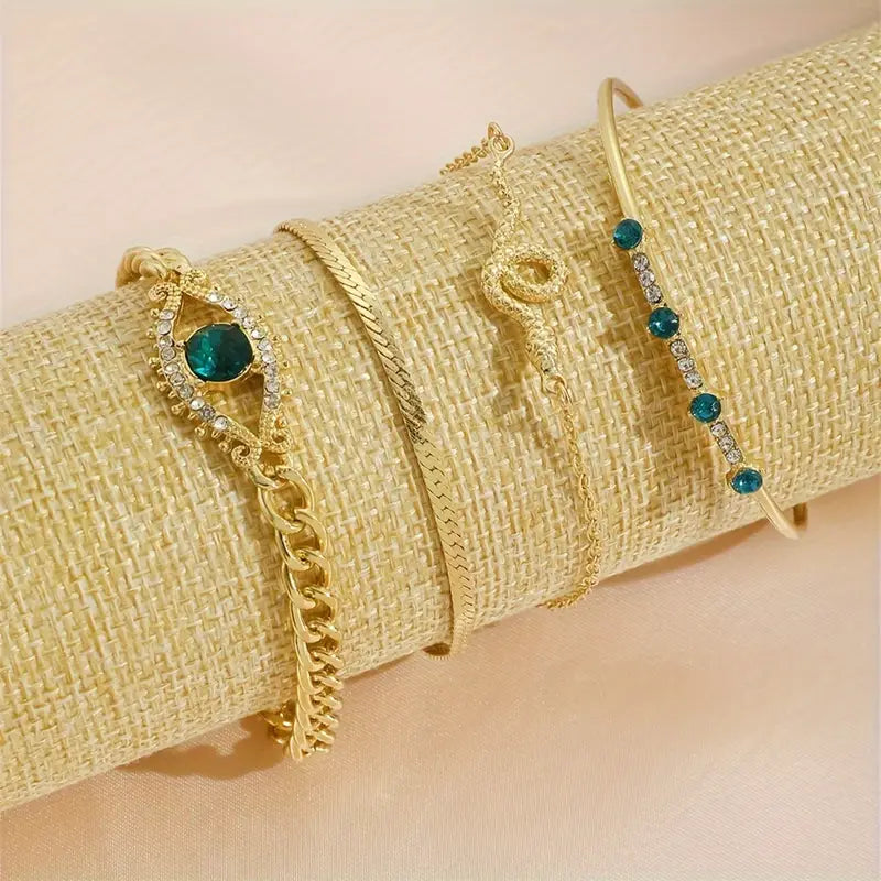 Ensemble de Bracelets Serpina Veyra | Or
