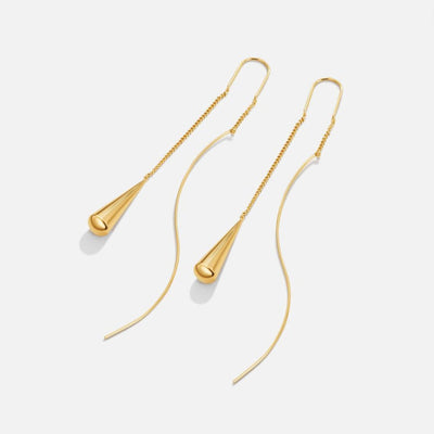 Boucles d'oreilles à frange en forme de goutte