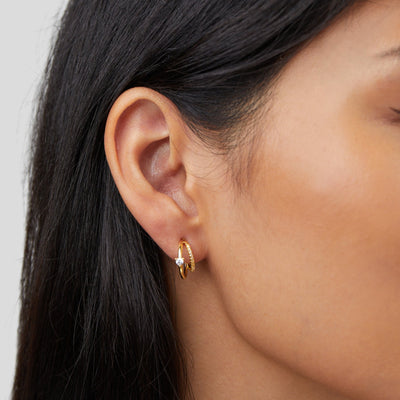 Boucles d'oreilles en cristal Artie