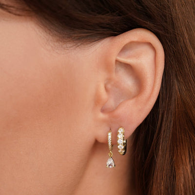 Boucles d'oreilles en cristal premium