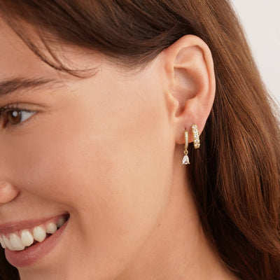 Boucles d'oreilles en cristal premium